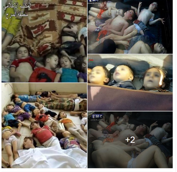 Загиблі сирійські діти. Фото: Фейсбук