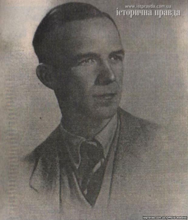 Євген Стахів (1918–2014) – діяч українського підпілля на Донбасі в роки Другої світової війни, член ОУН із 1934 року. Фото 1940-х років