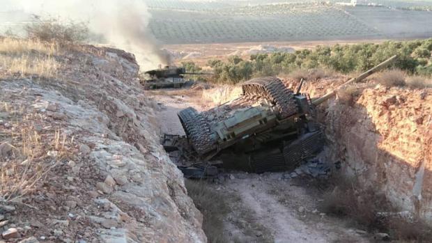 В Сирії знищили 2 російські танка Т-72. Фото: dialog.ua