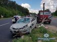 Страшна ДТП: Під Києвом авто влетіло в дорожників, які наносили розмітку